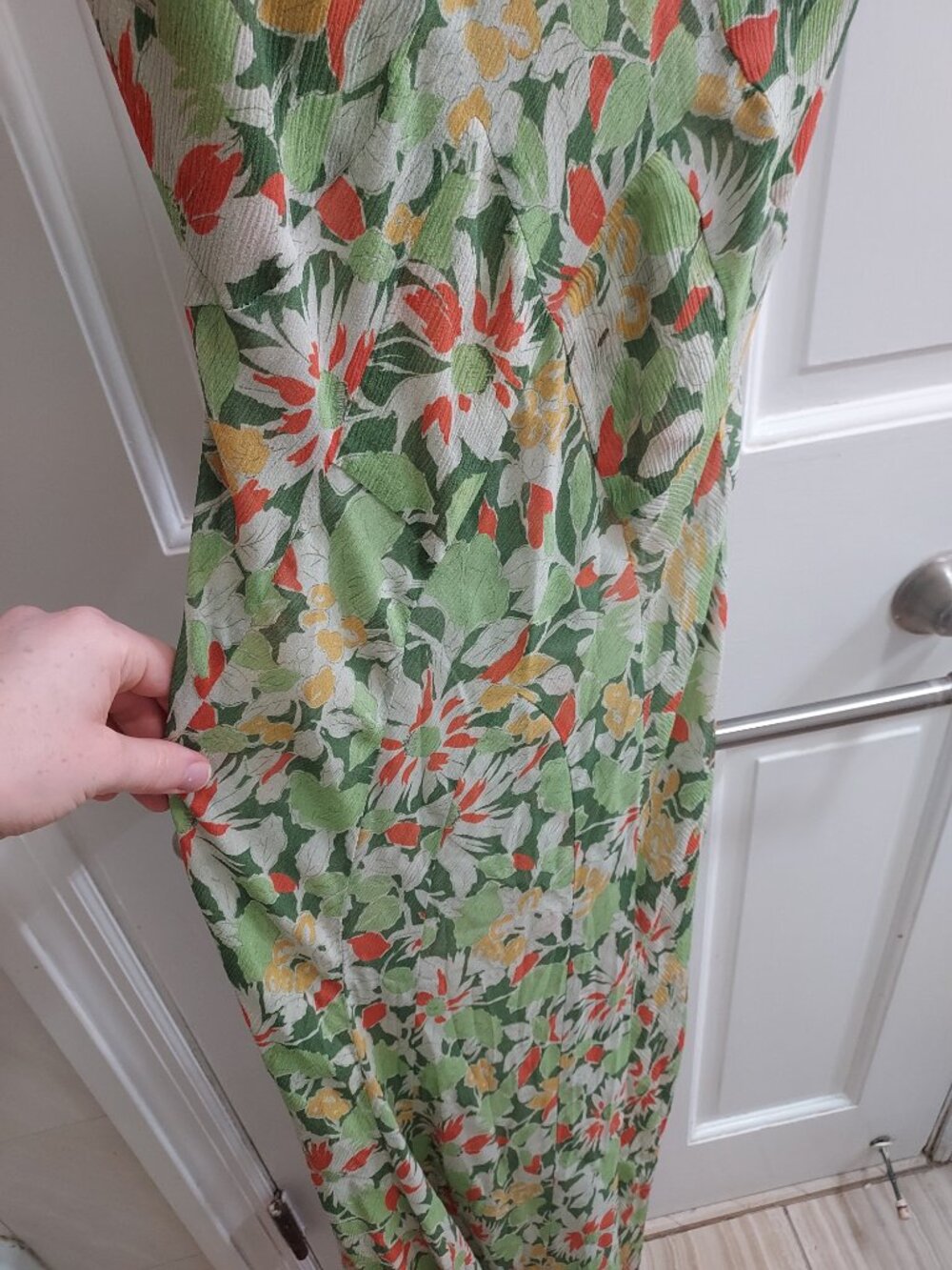 Realisation Par Lila Green Meadow Maxi Floral Sleeveless Scoop Neck Dress - Picture 6 of 10